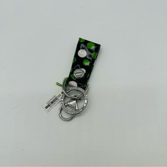 NWT Vera Bradley Loop Keychain Polka Dot - Picture 3 of 4